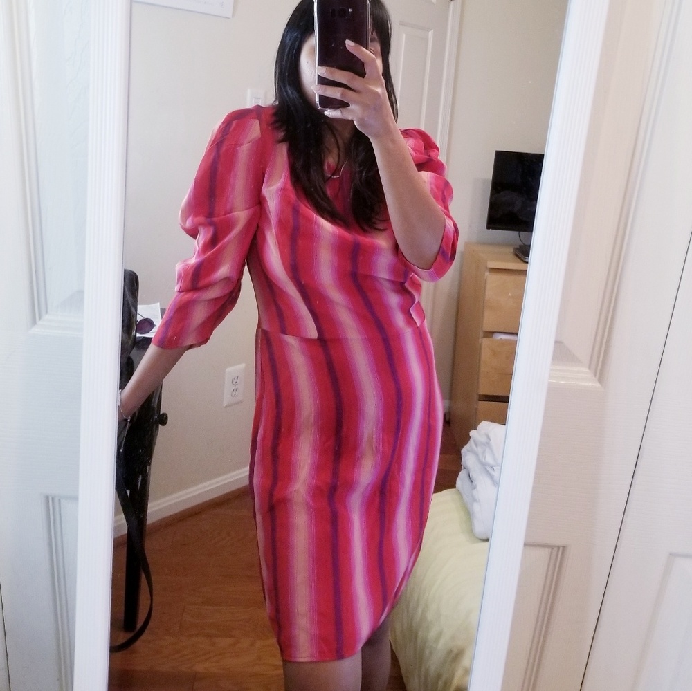 Something Navy Mini Puff Sleeve - image 1